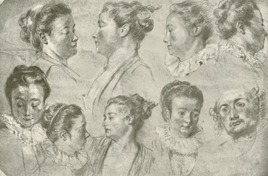 Drawing in Three Chalks