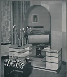 Dressing-Table and Stool Designed for the Frankl Galleries, Inc., 1933
