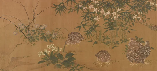 Ducks, Flowers, and Quail, Ming Dynasty, 1368-1644