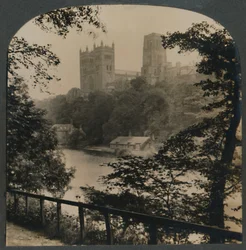 Durham Cathedral - Viewed from across the River, England