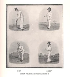 Early Victorian cricketers, 19th century, 1912