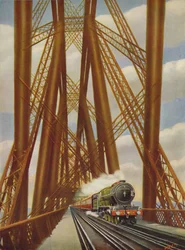 East Coast Express Crossing the Forth Bridge