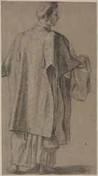 Ecclesiastic Seen from Behind, c. 1645-48