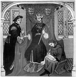 Edward III and the Earl of Flanders