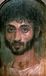 Egyptian Fayum Portrait of a Man, Roman Period, 2nd Century AD