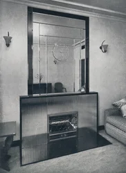 Electric Fireplace and Overmantel by James Clark & Son Ltd., 1940