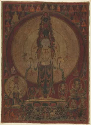 Eleven-Headed, Thousand-Armed Bodhisattva of Compassion Avalokiteshvara, c. 1500
