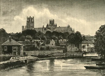 Ely Cathedral, from the Railway Bridge