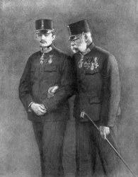 Emperor Franz Josef I of Austria and Archduke Charles Habsburg