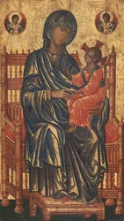 Enthroned Madonna and Child