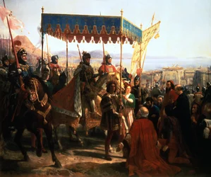 Entrance of Charles VIII into Naples, 12th May 1495