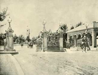 Entrance to Government House, Melbourne