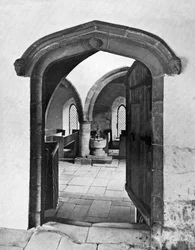 Entrance to the Chapel, Haddon Hall, Derbyshire