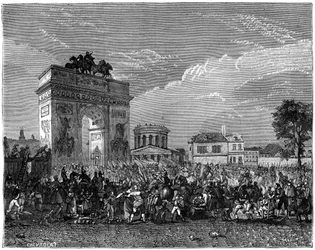 Entry of the National Guard into Paris, After the Prussian Campaign, 1807, 1882-1884