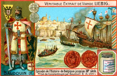 Episodes in the History of Belgium up until the 13th Century: Baldwin I of Constantinople