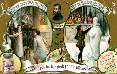 Episodes of the Life of Famous Painters: Michelangelo, c1900
