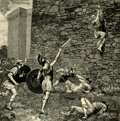Escape of Marius the Younger at Praeneste, 1890