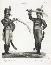 Fencing: Half Circular Guard and Guard of Saint George