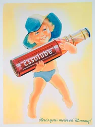 Essolube motor oil advert
