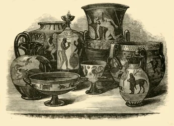 Etruscan Vases, 1890