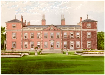 Euston Hall, Suffolk, home of the Duke of Grafton, 1880