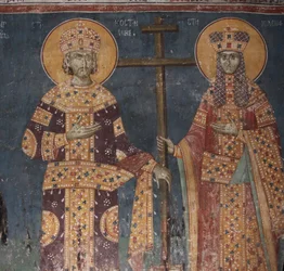 Exaltation of the Cross. Saints Constantine the Great and Helena