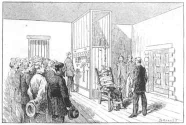 Execution of Kemmler, the First Man to Die in the Electric Chair, USA