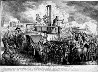 Execution of Louis XVI, 1793