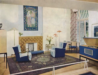 Exhibition living-room designed by Esmé Gordon, A.R.I.B.A., A.R.I.A.S.
