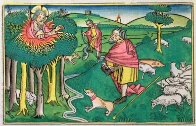 Exodus 3:1-22 and 4:1-4: The Burning Bush and God Arming Moses with the Miraculous Rod