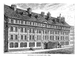 Exterior of Furnivals Inn