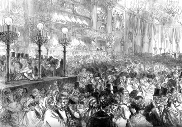 Fancy-dress ball at the new Grand Opera House, Paris, for the benefit of the poor