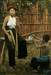 Woman Smoking Opium, 1900