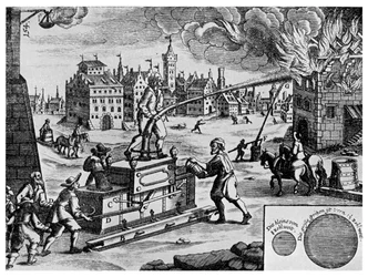 Fire Engine on a Sledge, 1662, 1956