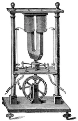 First Magnetoelectric Motor Built by Hippolyte Pixii