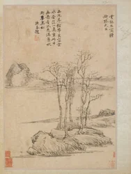 Five Trees on a Rocky Promontory