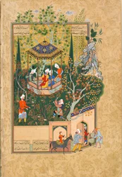 Folio from Haft Awrang (Seven Thrones) by Jami, 1550s