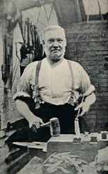 Forging a Blade, c1917