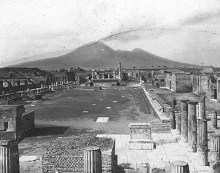 Forum, Pompeii, Italy, Late 19th or Early 20th Century