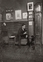 Francisque Poulbot, French cartoonist and illustrator, 1909