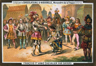 Francois I creates knight at Bayard, 1515, c19th Century