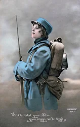 French WWI postcard, 1914-1918