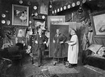 French artist Louis-Robert Carrier-Belleuse painting Doctor Boyen