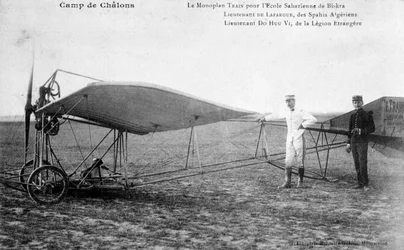 French monoplane, Biskra, Algeria