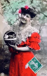 French postcard, c1900