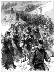 French Retreat to Switzerland, 30 January-1 February 1871 c1880