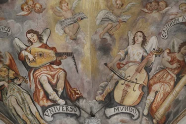 Fresco in Maglie church, Apulia, Maglie, Italy
