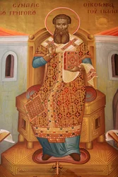 Fresco in Saint Gregory Palamas Greek Orthodox Church, Thessaloniki, Greece