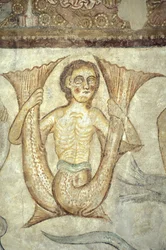 Fresco in the church of S. Giacomo, Temeno/Strada Vino, Alto Adige, Italy