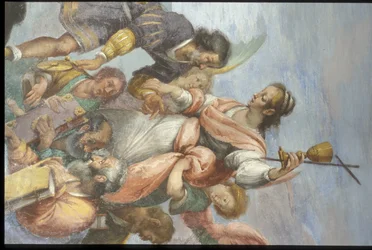 Frescoes in Palazzo Lomellino, Genoa, Liguria, Italy